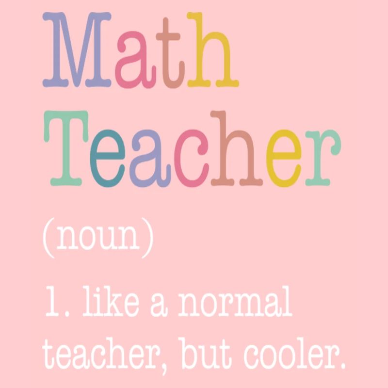 Professeur de mathématiques comme un professeur normal mais plus cool