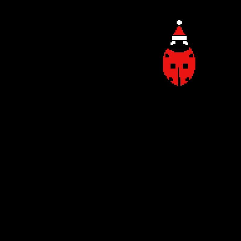 Ladybug pixelated Christmas - Funny
