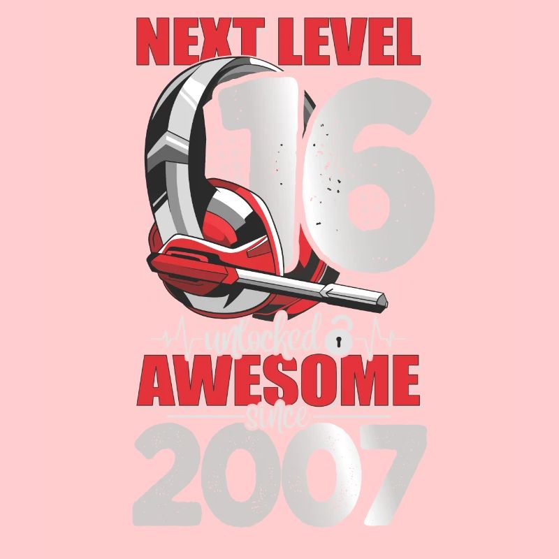 Level Unlocked 16 years old 2007 Headset Gaming