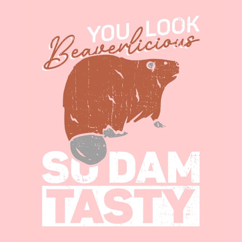 Beaver Saying Beaver Lovers - Drôle de castor
