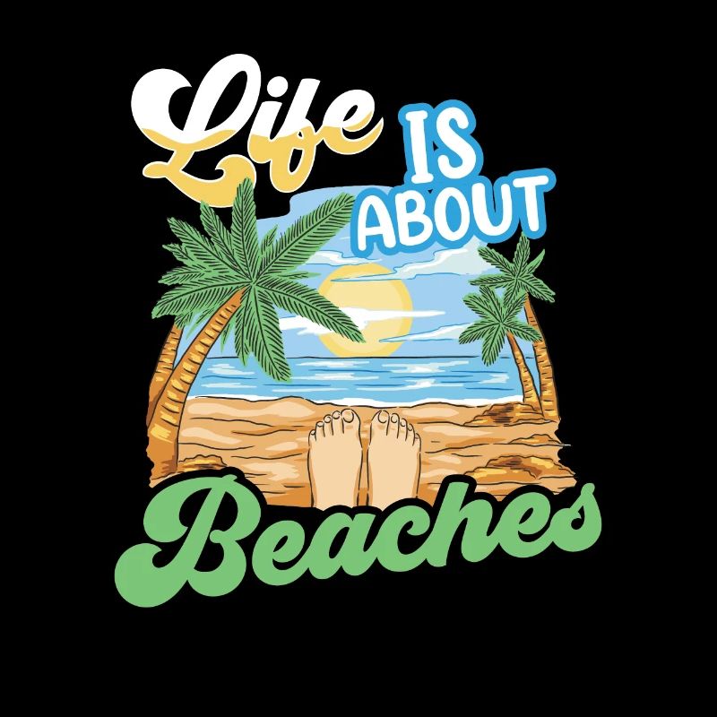 La vie se compose de plages vacances à la plage