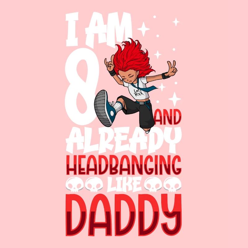 Ich bin 8 - Mädchen Rocker