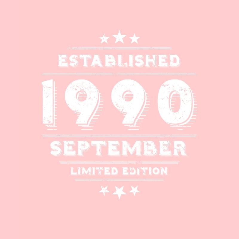 Birthday in September 1990 - September