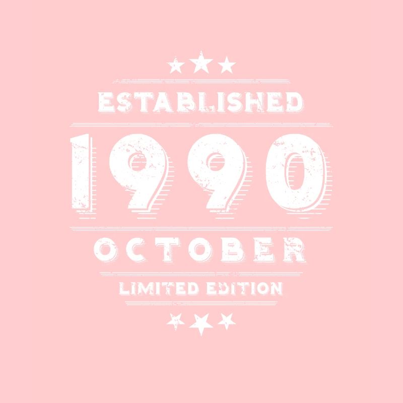 Birthday in October 1990 - October