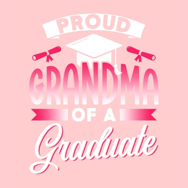 Stolze Großmutter Eines Absolventen Absolvent