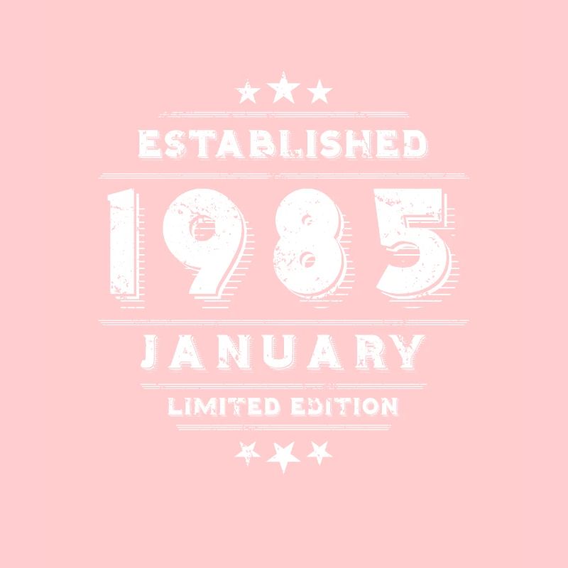 Anniversaire en janvier 1985 - janvier