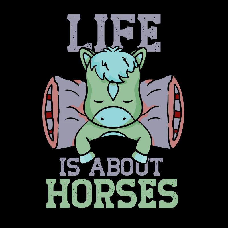 La vie se compose de chevaux d’équitation