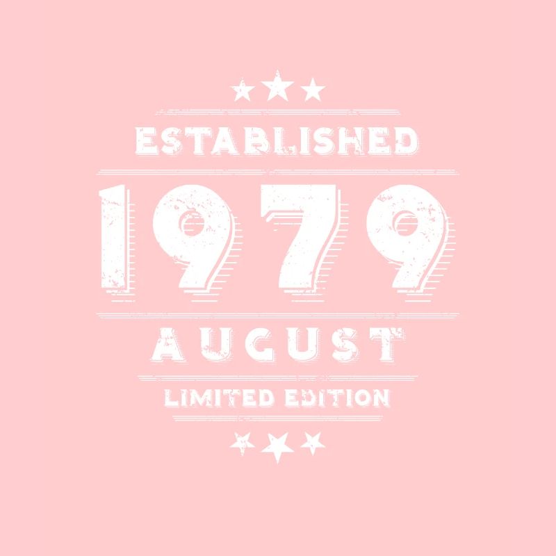 Birthday in August 1979 - August