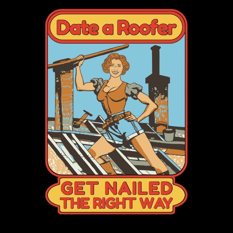Dachdeckerin Handwerker Dachdeckernägel Dachdecker