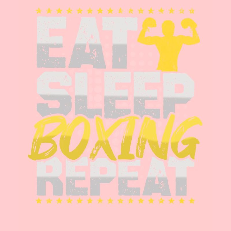 Boxe Manger Dormir Répéter Ring de boxe Hobby Boxe