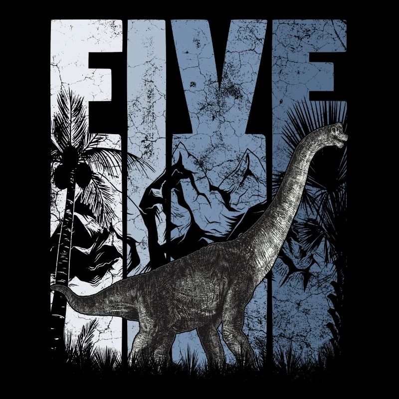 Brachiosaurus 5 years old Dino 5th birthday