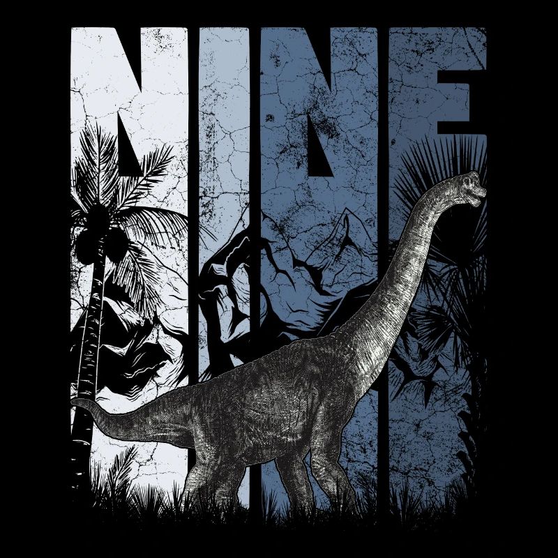 Brachiosaurus 9 years old Dino 9th birthday