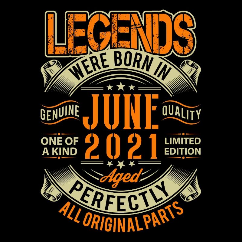 2021 Juni Geburtstag Legende