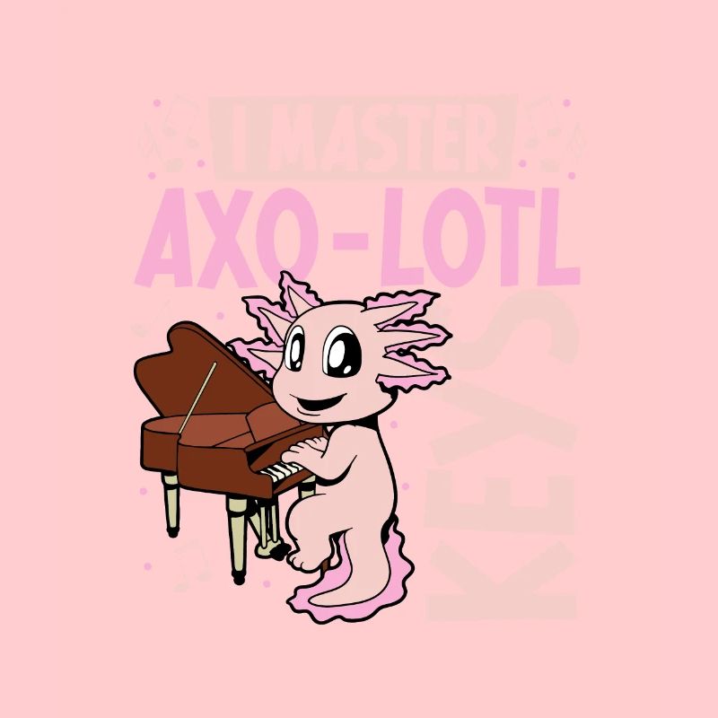 Axolotl am Piano