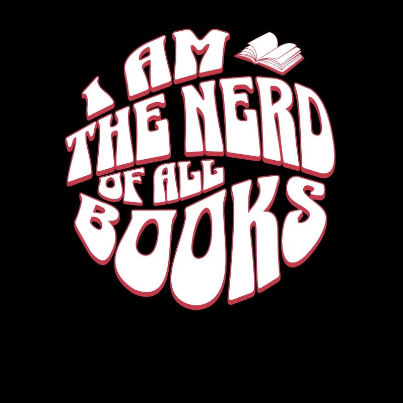Book Nerd - Lecture de livres Professeur d’anglais rétro