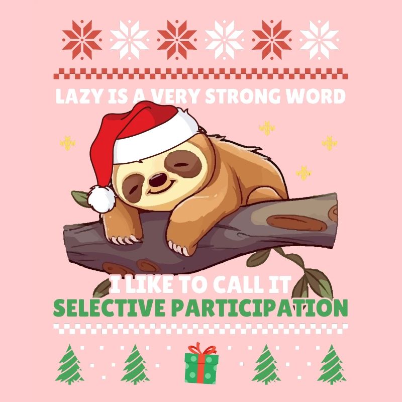 Participation sélective - Sloth Ugly Christmas