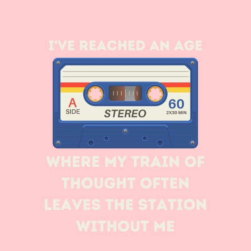 Retro -sarkastisches Alter Spruch