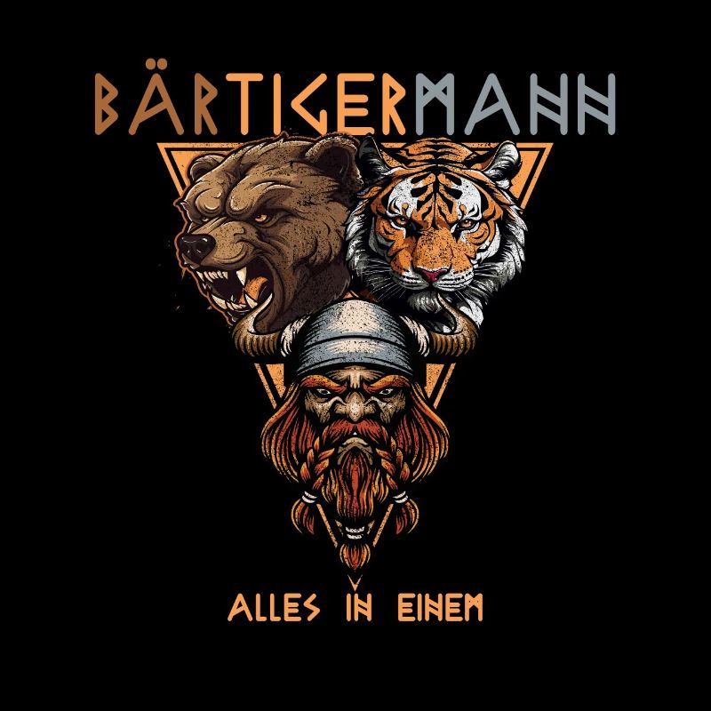 Wikinger - Bärtigermann Bär Tiger Mann