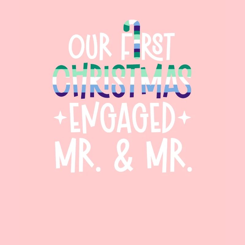 Mr. & Mr. First Christmas Homo-Ehe
