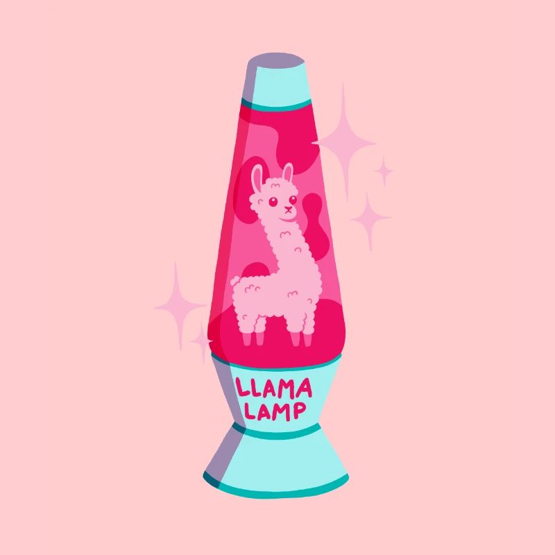 Llama Lava Lamp