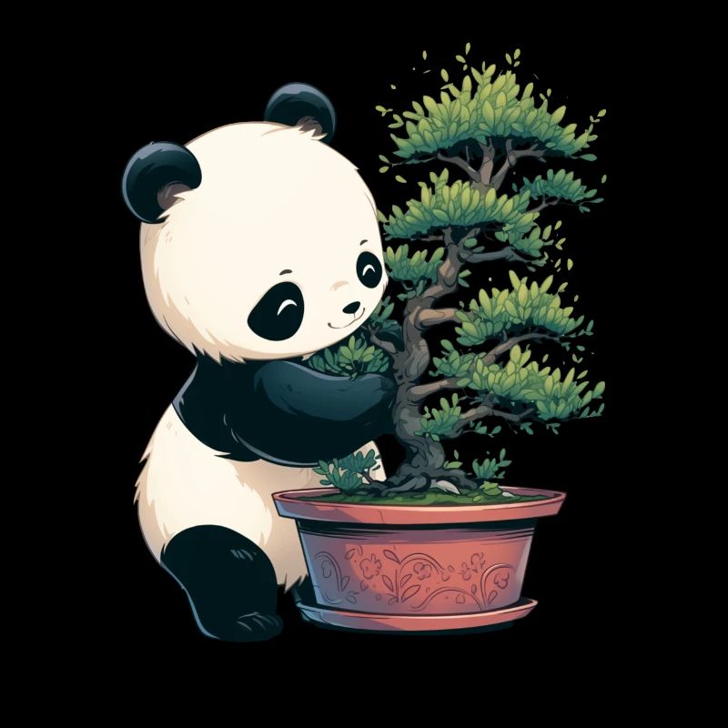 Panda Ours Bonsaï Panda géant japonais