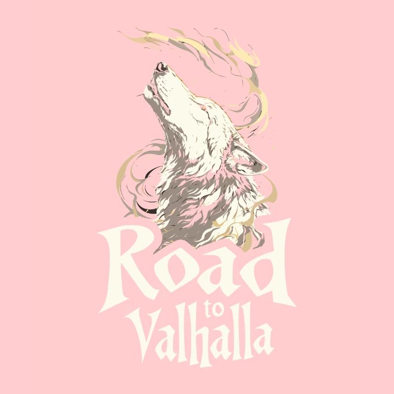 Route du loup hurlant vers l’incendie de Valhalla