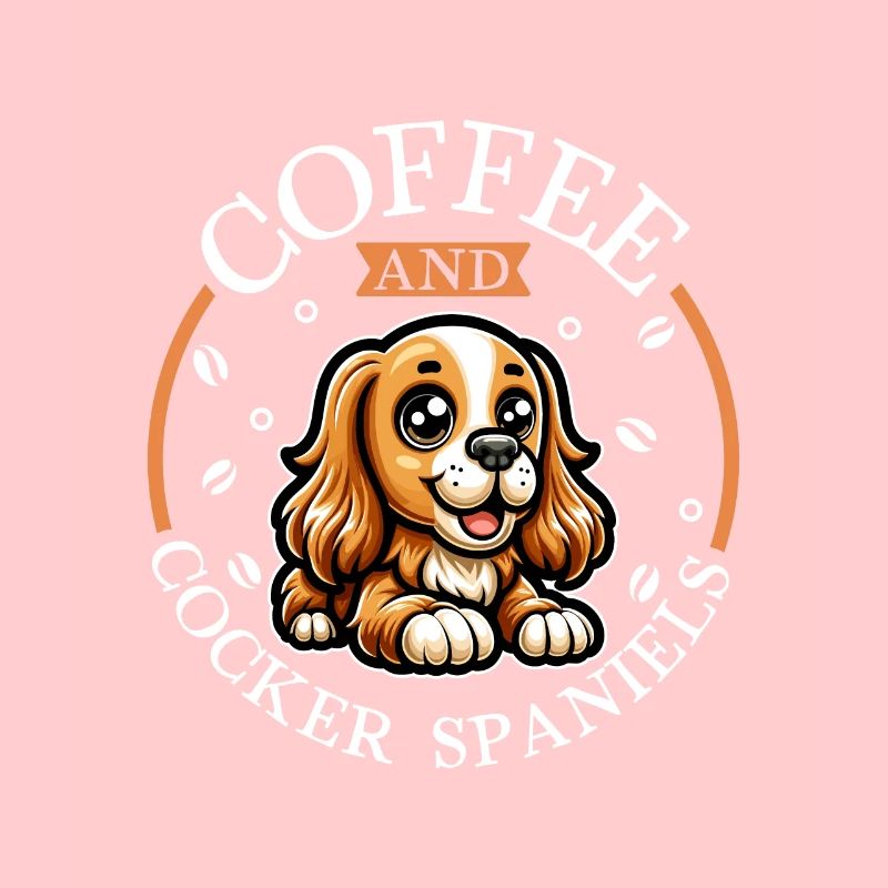 Kaffee und English Cocker Spaniel