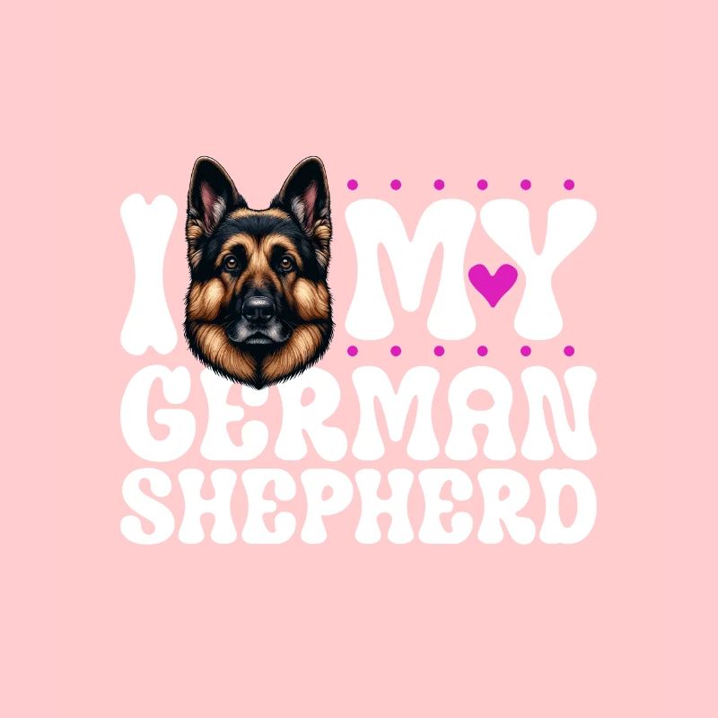 Ich liebe meinen Deutscher Schäferhund