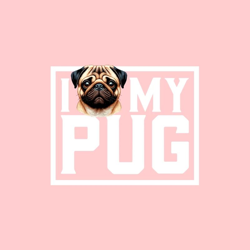 Ich liebe meinen Mops