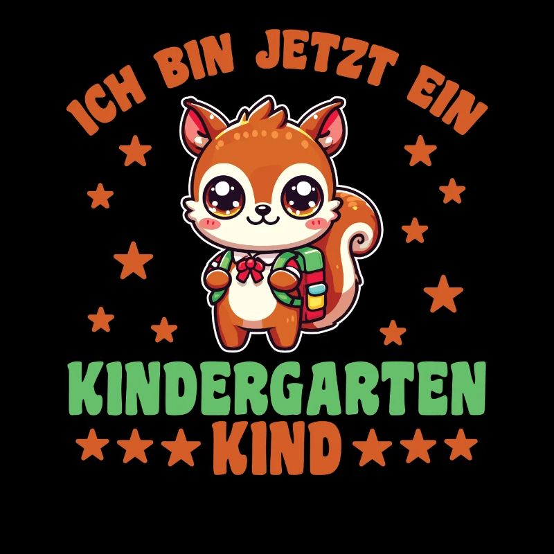 Eichhörnchen Ich bin jetzt ein Kindergartenkind