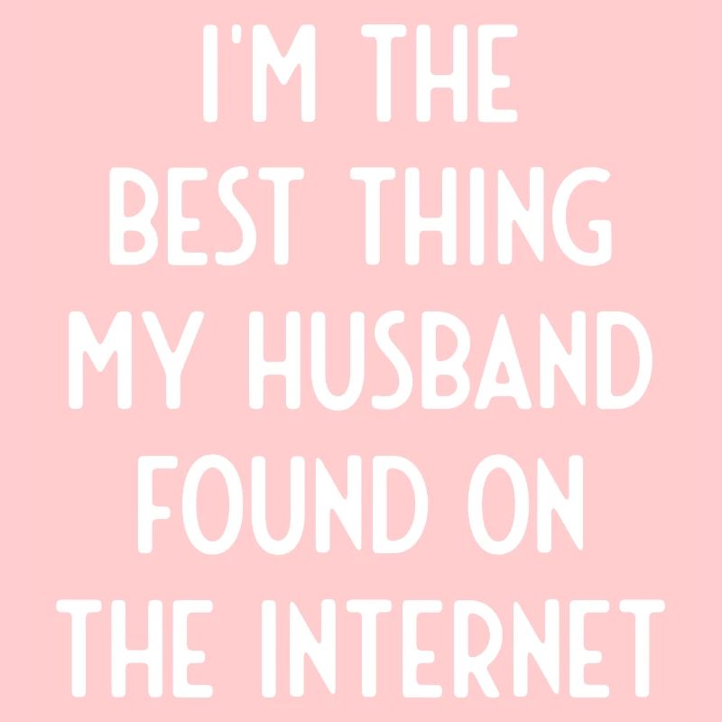 Paar, das sich online getroffen hat Ehemann Ehefra