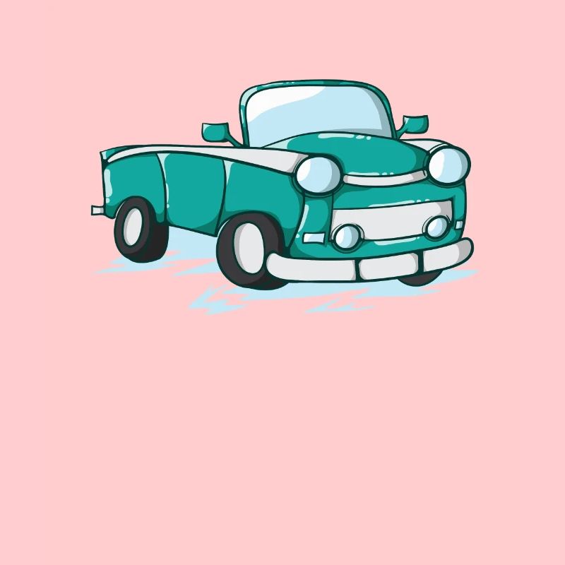 Auto Trabi als Comic