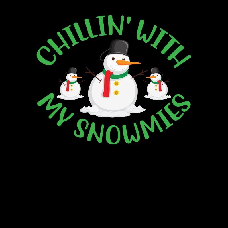 Chillin' mit meinen Snowmies Norweger Muster