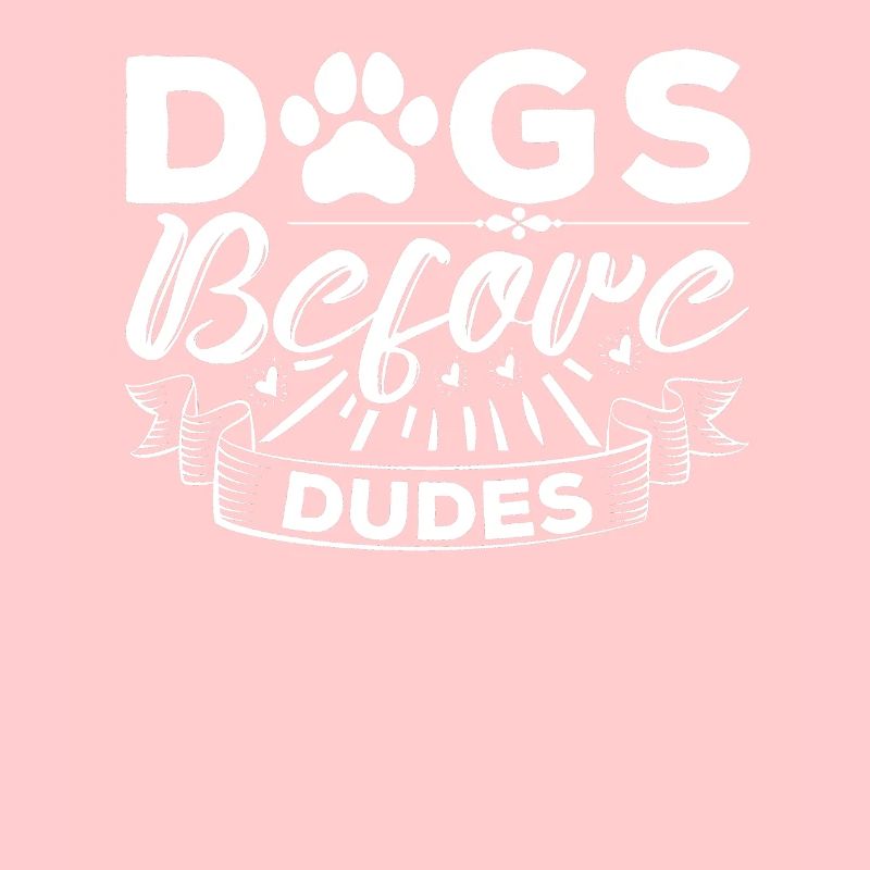 Chiens devant les gars