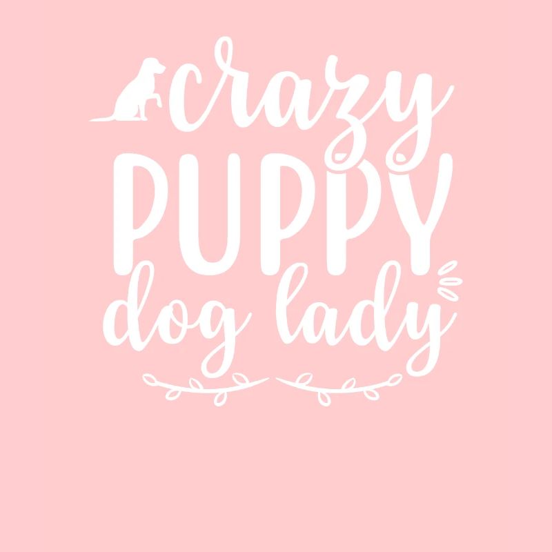 Crazy chiot chien dame