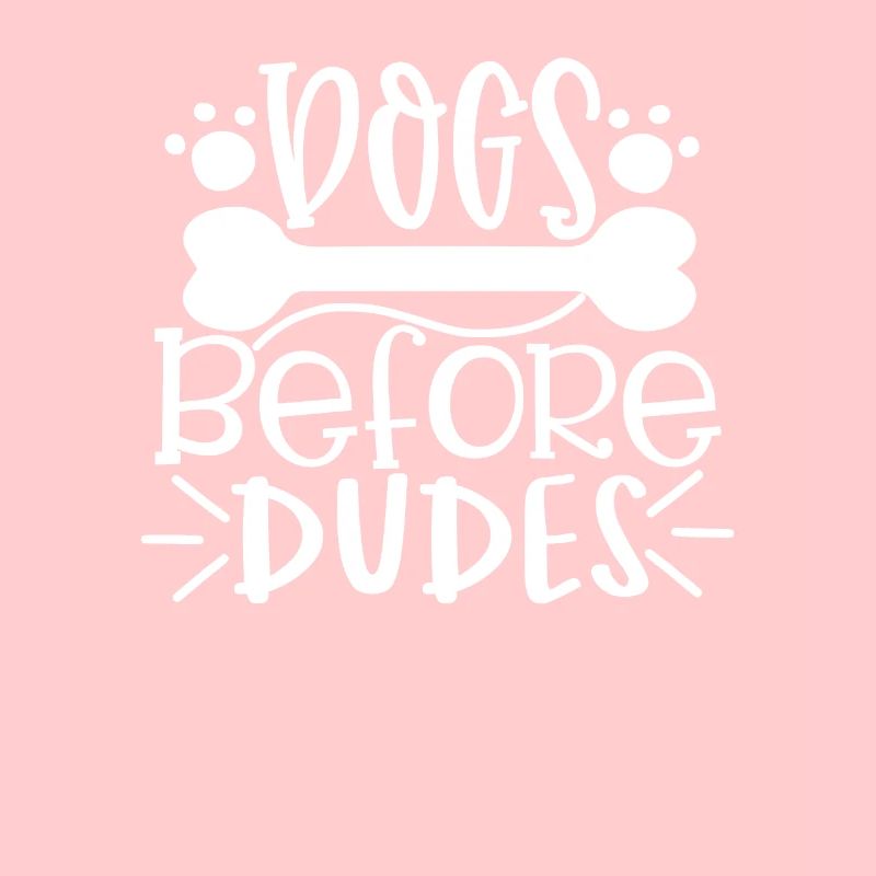 Chiens devant les gars