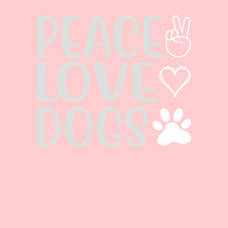 Frieden Liebe Hunde