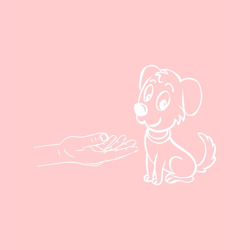 Happy Adoption Hund Pfote Liebe Kinder