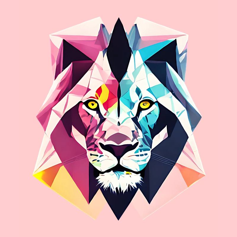 Polygon Lion