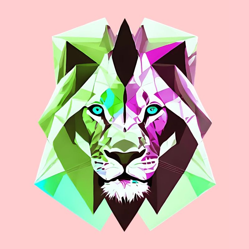 Polygon Lion