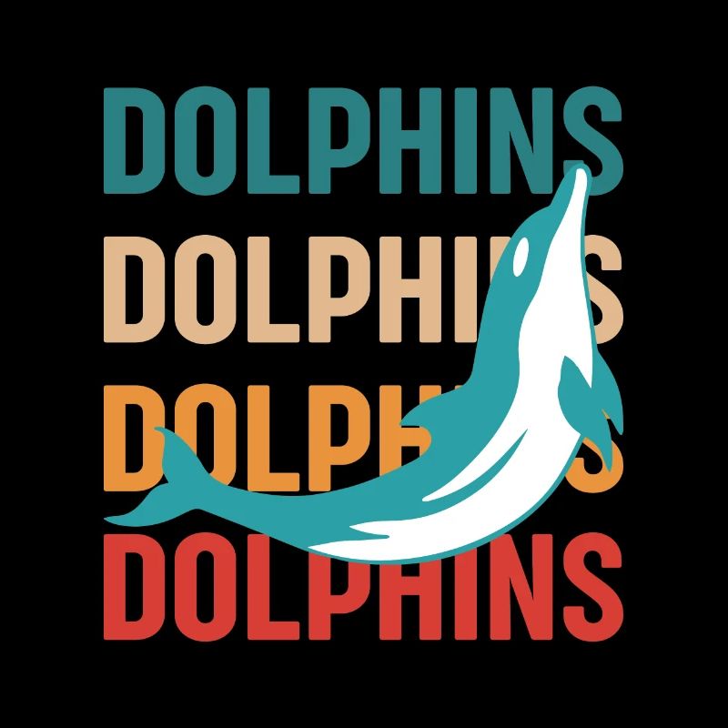 Dolphins Dolphins Dolphins Dolphins Tier Liebhaber