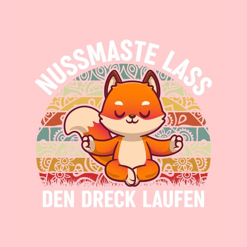 Nussmaste Lass Den Dreck Laufen Retro Eichhörnchen