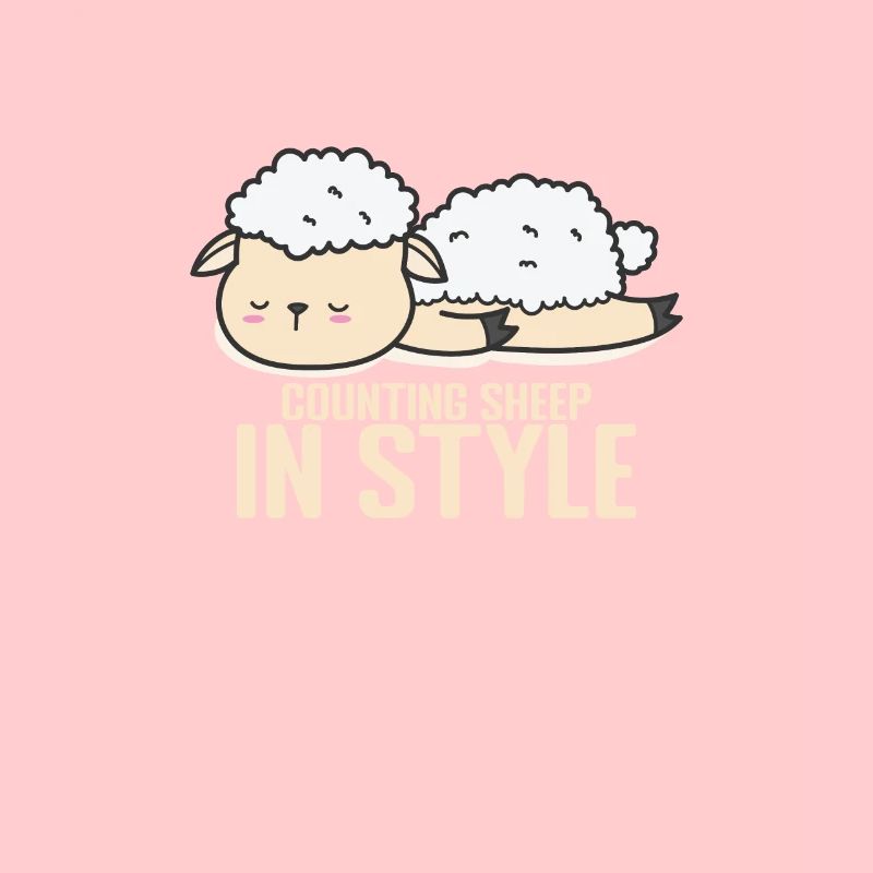 Compter les moutons en pyjama de style pyjama