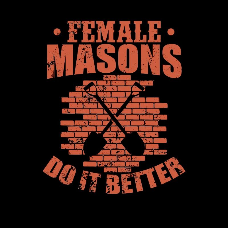 Female Masons do it Better Handwerker Beruf