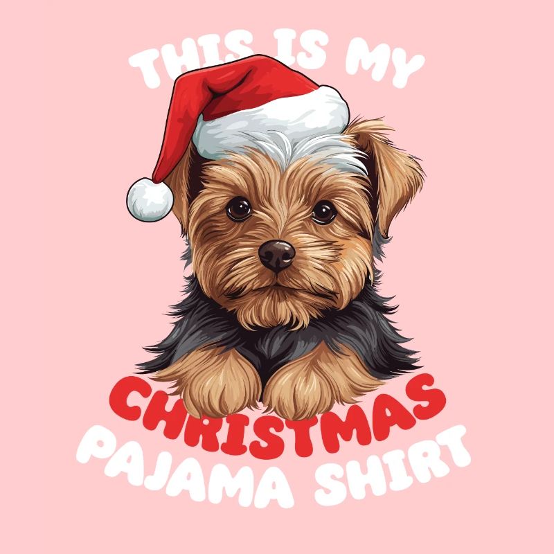Yorkshire Terrier Pyjama de Noël Chiens