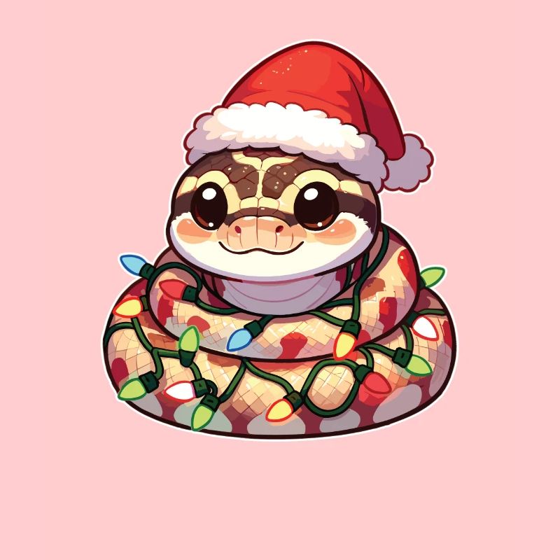 Santa Hat Christmas Fairy Lights Python