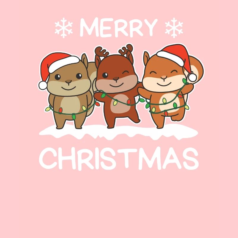 Frohe Weihnachten Eichhörnchen Heiligabend