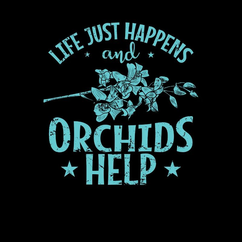La vie arrive et les orchidées aident à planter