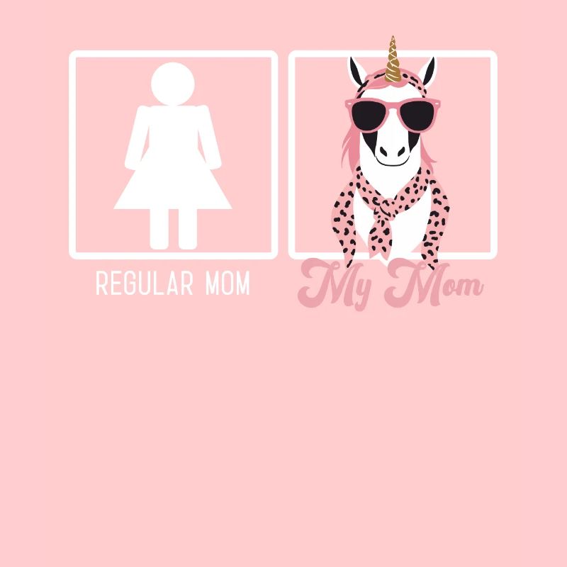 Lustiger Mutter Vergleich Einhorn Mama Stil