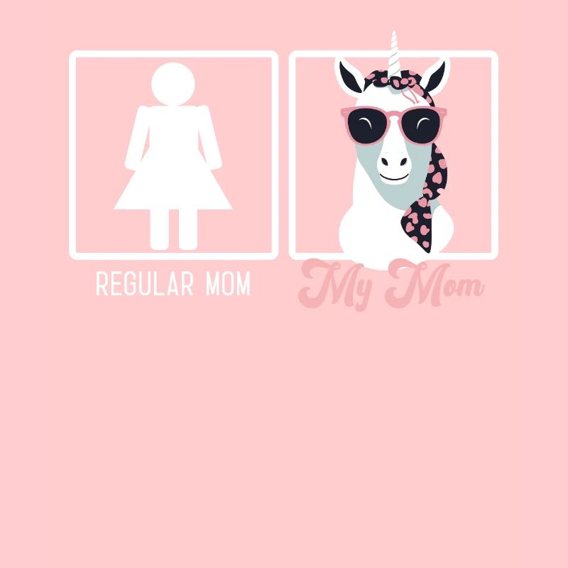 Lustiger Mutter Vergleich Einhorn Mama Design